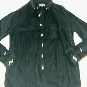 Club room suede button down